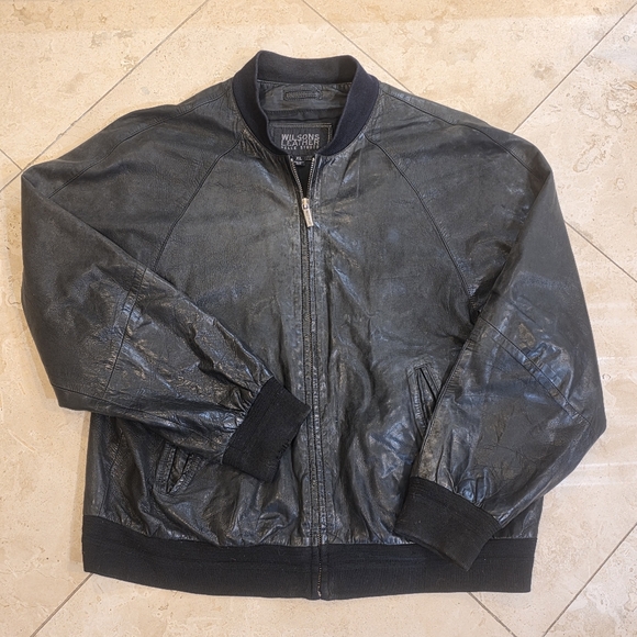 🔥 Men’s Vintage Wilson’s Leather Jacket XL – Excellent! 🔥 - Picture 1 of 12